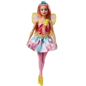 Barbie - Mu&ntilde;eca Falda Azul y Rosa - Hada Dreamtopia