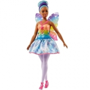 Barbie - Mu&ntilde;eca Falda Azul - Hada Dreamtopia