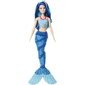 Barbie - Mu&ntilde;eca Pelo Azul - Sirena Dreamtopia
