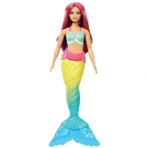 Barbie - Mu&ntilde;eca Pelo Rosa - Sirena Dreamtopia
