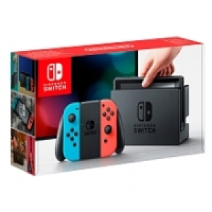 Nintendo Switch - Consola Azul Neón/Rojo Neón