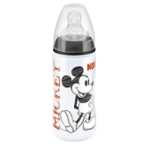 Nuk - Mickey Mouse - Biberón Cuello Ancho 300 ml (varios mod