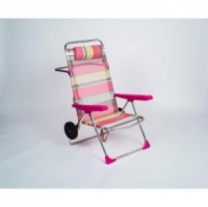 Silla con Ruedas y Piecerio de Aluminio Fibreline Azul