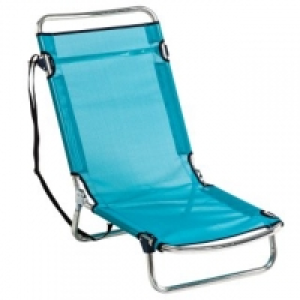 Silla Cama de Aluminio y Fibreline. Azul