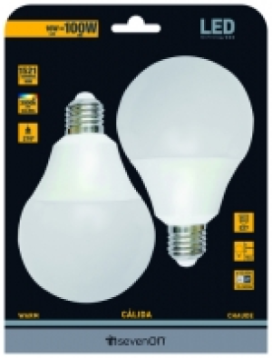 Bricoking  PACK 2 LED GLOBO E27 16W 1521LM 6000K