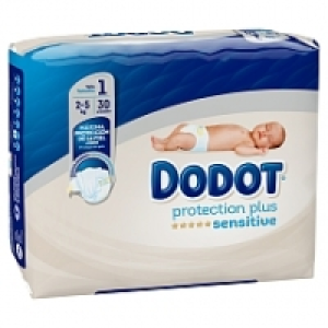 Dodot - Pañales Sensitive Recién Nacido T1 (2-5kg) 30 Unidad 10.99 €
