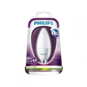 Carrefour  Bombilla LED No Regulable Vela Philips 5,5W = 40W E14 Cálida