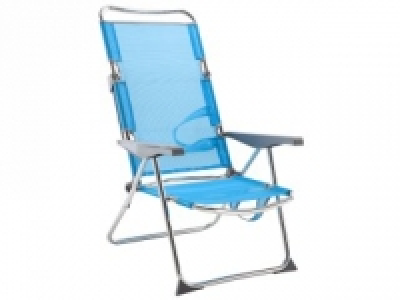 Silla Playera-Cama Azul Carrefour