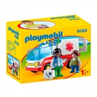 Toysrus  Playmobil 1.2.3 - Ambulancia - 9122
