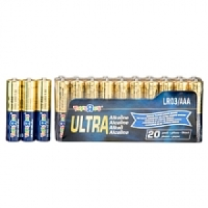 Ultra - Pack 20 Pilas AAA Ultra Alcalinas 9.99 €