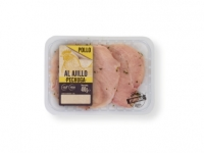 Pechuga de pollo fileteada al ajillo 2.19 €