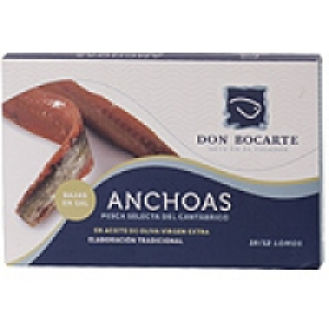 DON BOCARTE filetes de anchoa de pesca selecta del Cantábric 12.50 €