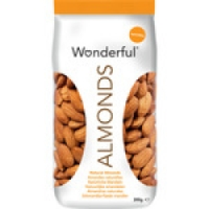 WONDERFUL almendras con piel naturales envase 200 g 3.72 €