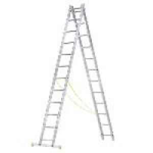 Escalera Aluminio 2 Tramos 8+8 Peldaños 760.00 €