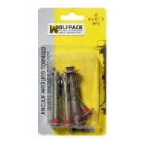 Blister Anclaje Metálico Tornillo 6x 60/ 8 (5 Piezas)