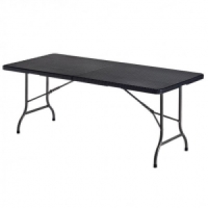 Mesa Plegable de HDPE 180x75x74cm - Negro 39.90 €