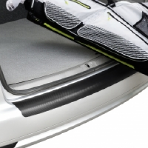 [in.tec]® Película Protector Umbral Trasero Coche Carbono -