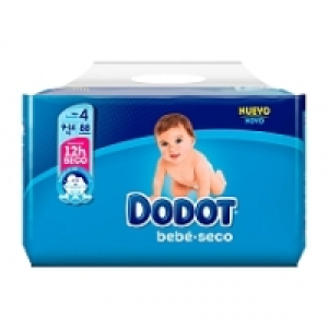 Dodot - Pañales T4 (9-14 kg) 88 Unidades 21.99 €