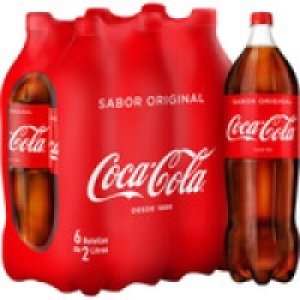 COCA-COLA Clásica refresco de cola pack 6 botella 2 l 7.68 €