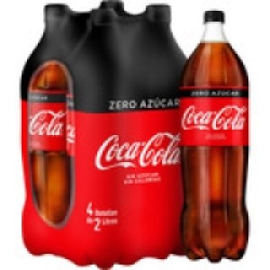 COCA-COLA ZERO Azúcar refresco de cola pack 4 botella 2 l 5.16 €