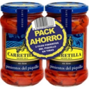 CARRETILLA pimientos del piquillo en tiras al ajillo pack 2  2.99 €