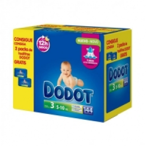 Cajón Pañales Dodot T3 de 5+10kg 144 uds 22.02 €