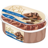 Hipercor  CARTE DOR helado doble chocolate sin lactosa tarrina 850 ml