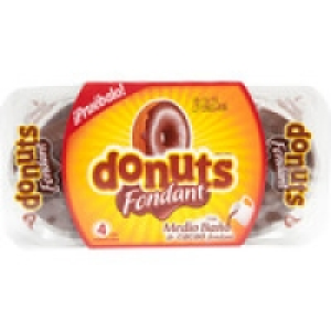 DONUTS Fondant con medio baño de cacao 4 unidades estuche 20 1.99 €