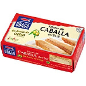 UBAGO filetes de caballa del sur en aceite de oliva lata 85  1.62 €