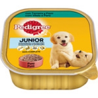 Hipercor  PEDIGREE Junior alimento húmedo para perro con ternera y pav