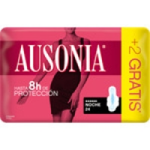 AUSONIA compresa con alas noche bolsa 24 unidades 4.90 €