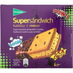 EL CORTE INGLES Supersándwich helado de vainilla y cobertura 2.55 €