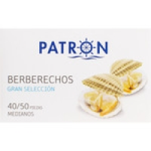 PATRON berberechos al natural gran selección 40-50 piezas la 5.50 €