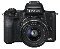 MediaMarkt  Cámara EVIL - Canon EOS M50, Sensor CMOS, 24.1 MP, 4K, Wi-Fi