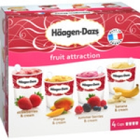 Hipercor  HAAGEN-DAZS Fruit Collection tarrinas de helado sabores frut