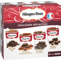 Hipercor  HAAGEN-DAZS Chocolate Attraction tarrinas de helado sabores 