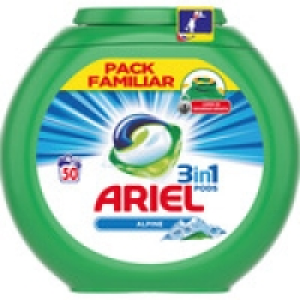 ARIEL Alpine detergente máquina líquido 3 en 1 Pods caja 50  16.95 €