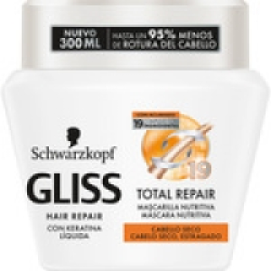 GLISS Hair Repair mascarilla nutritiva Total Repair con kera 4.60 €