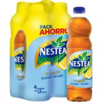 Hipercor  NESTEA refresco de té al limón sin azúcar light pack 4 botel