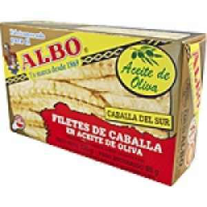 ALBO filetes de caballa del sur en aceite oliva lata 85 g ne 1.99 €