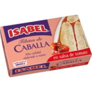 ISABEL filetes de caballa en salsa de tomate lata 81 g neto  1.06 €