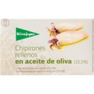 EL CORTE INGLES chipirones rellenos en aceite de oliva lata  3.10 €