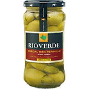 RIOVERDE aceitunas gordal rellenas de pepinillo frasco 180 g 3.19 €