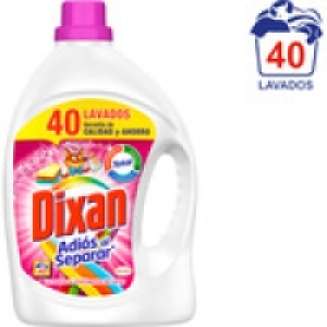 DIXAN detergente máquina líquido Adiós al Separar botella 40 6.75 €