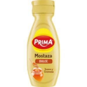 PRIMA mostaza dulce sin gluten suave y cremosa envase 330 g 1.25 €