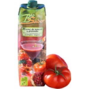 BIOSABOR zumo de tomate y granada ecológico sin gluten y sin 3.29 €