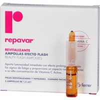 Hipercor  REPAVAR Revitalizante ampollas efecto flash para pieles desv