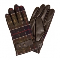 AireLibre Barbour Tartan and Leather black
