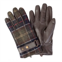 AireLibre Barbour Tartan and Leather brown