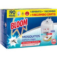 Hipercor  BLOOM insecticida volador eléctrico antimosquitos común y ti
